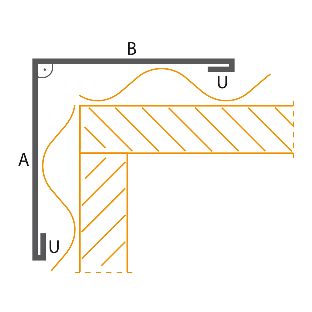 Außeneckwinkel Querschnitt Außeneckwinkel