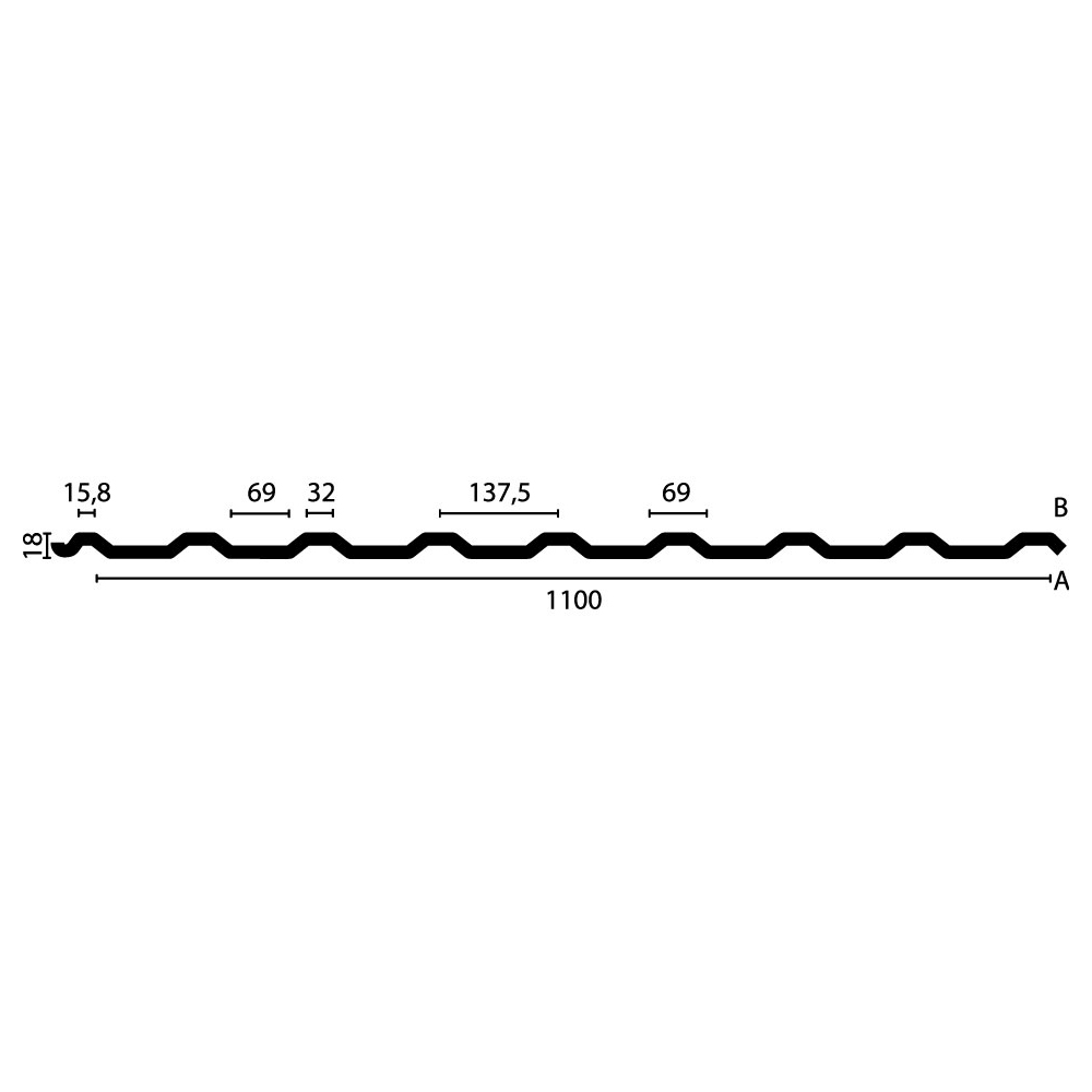 Querschnitt 19/137, Dachprofil