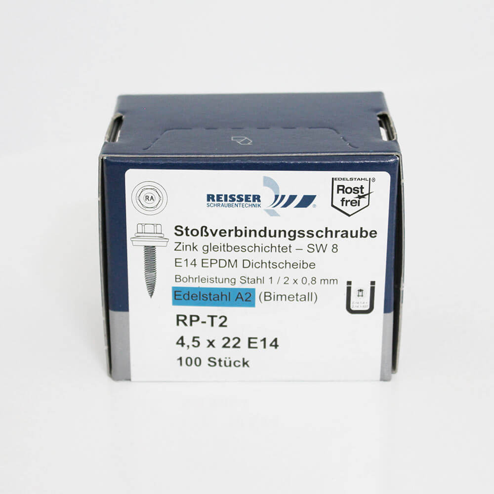 Stoßverbindungsschraube, E14 in blank