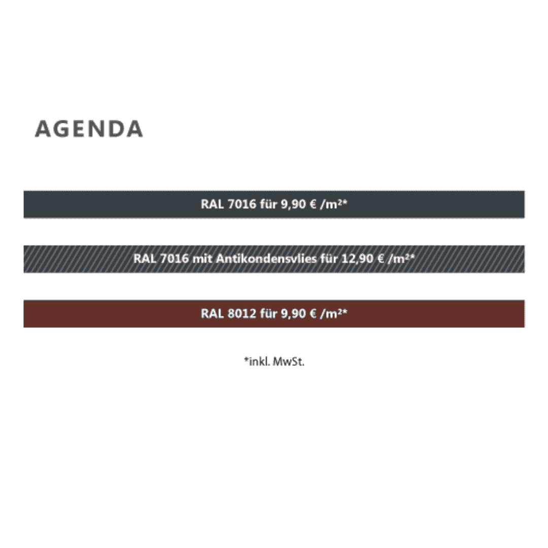 Agenda Werksverkauf