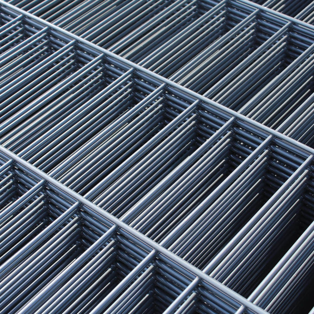 Doppelstabmattenzaun Anthrazit