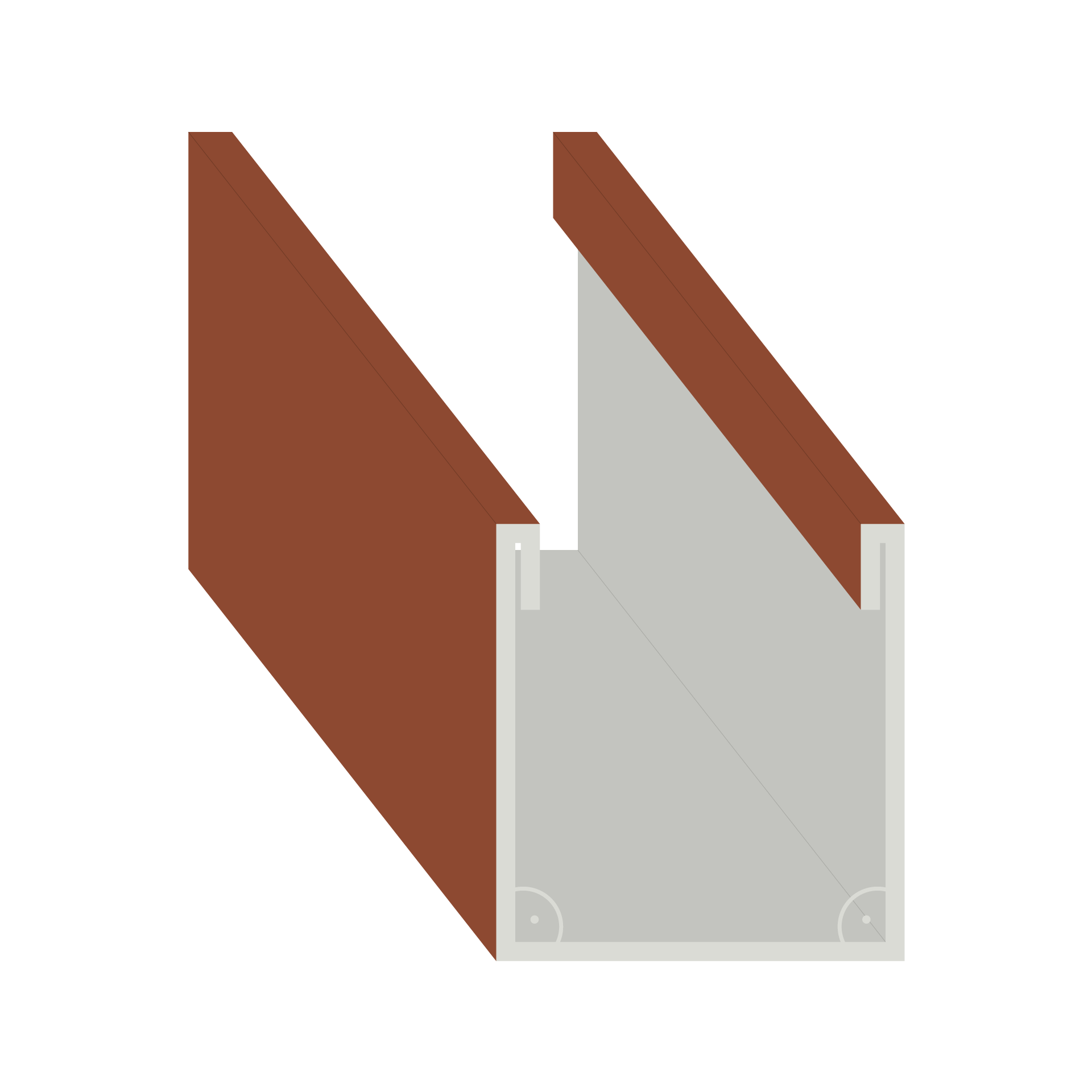 U-Profil, RAL8004