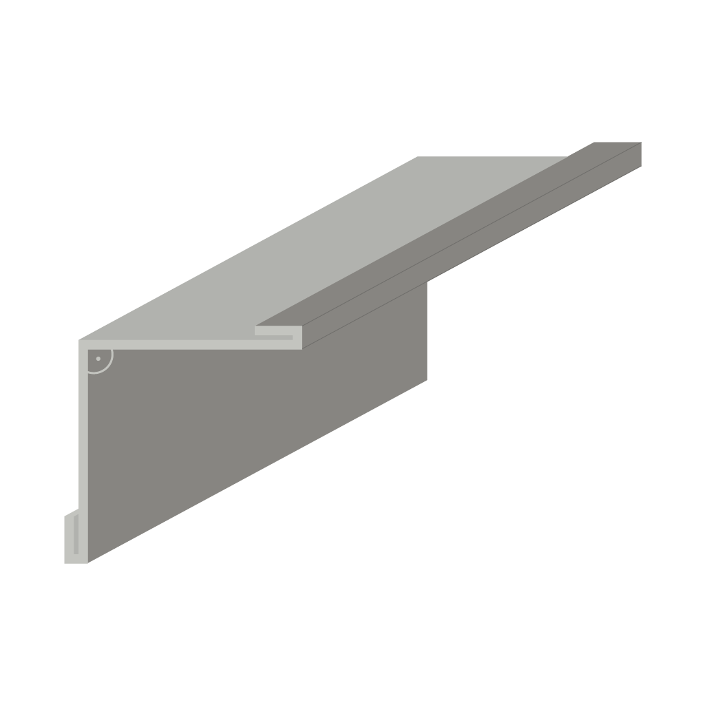 Inneneckwinkel RAL9007
