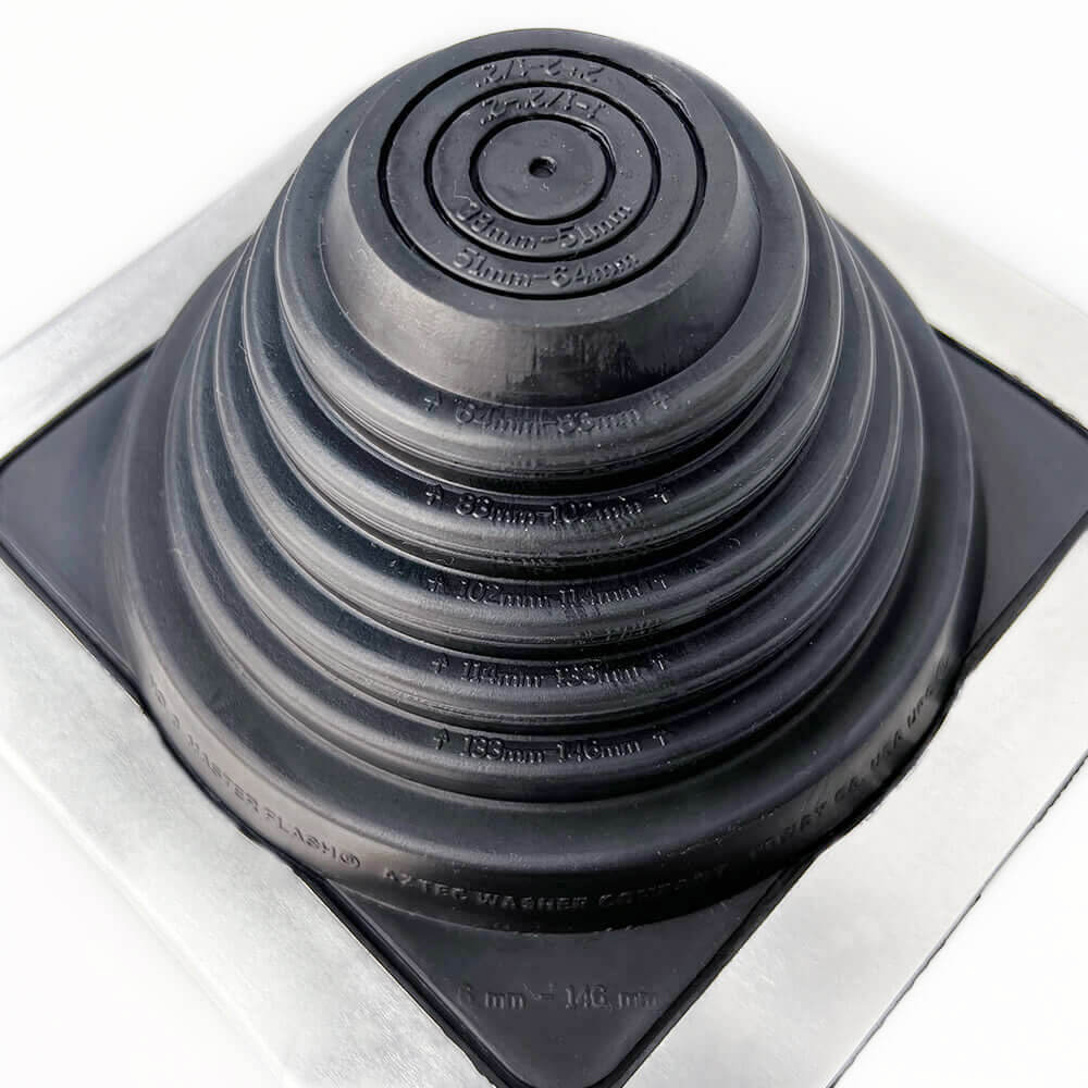 Master Flash® Rohrmaschette Nr. 3 aus EPDM (Ethylen-Propylen-Dien-Monomer)-Dichtung