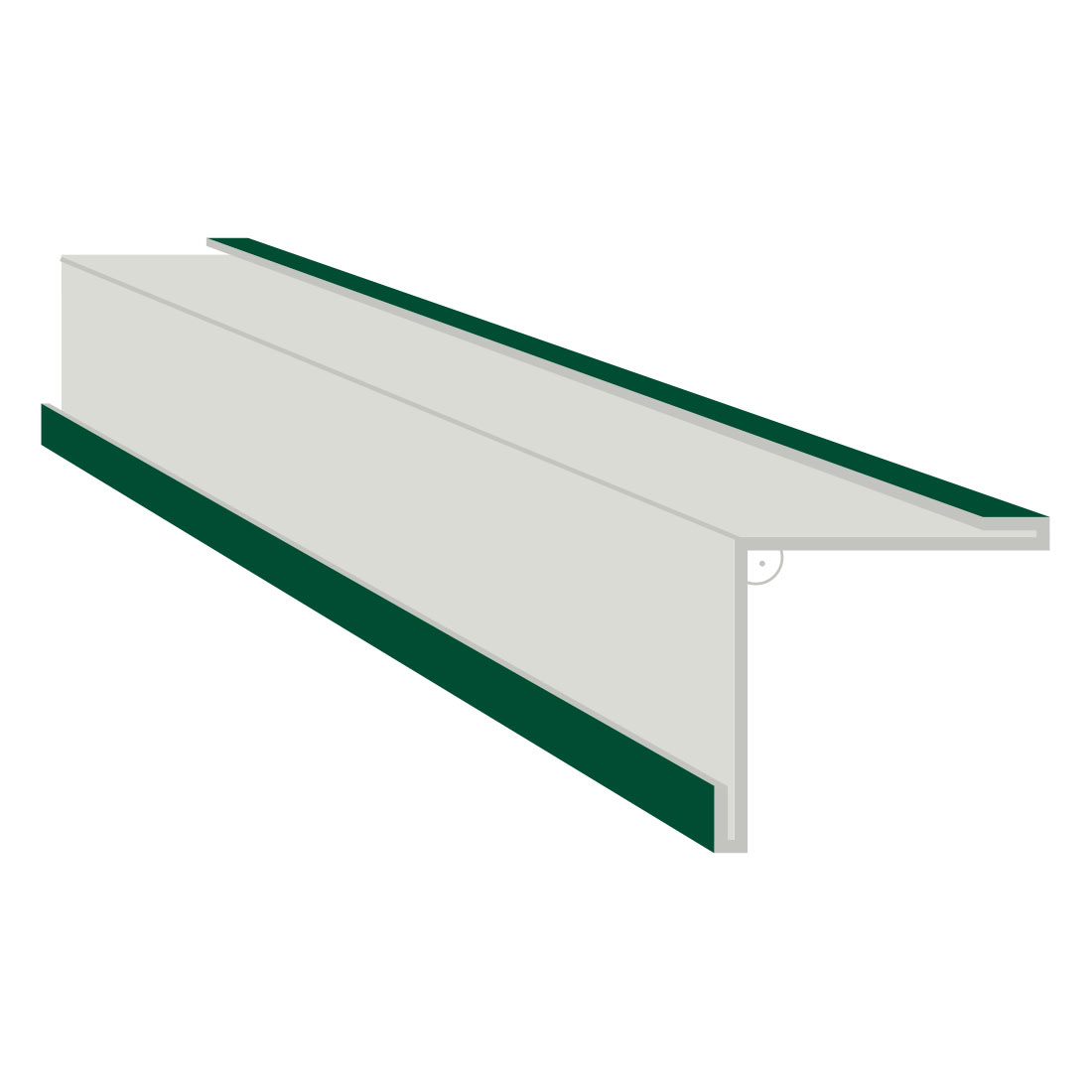 Inneneckwinkel, 6005, untere Seite