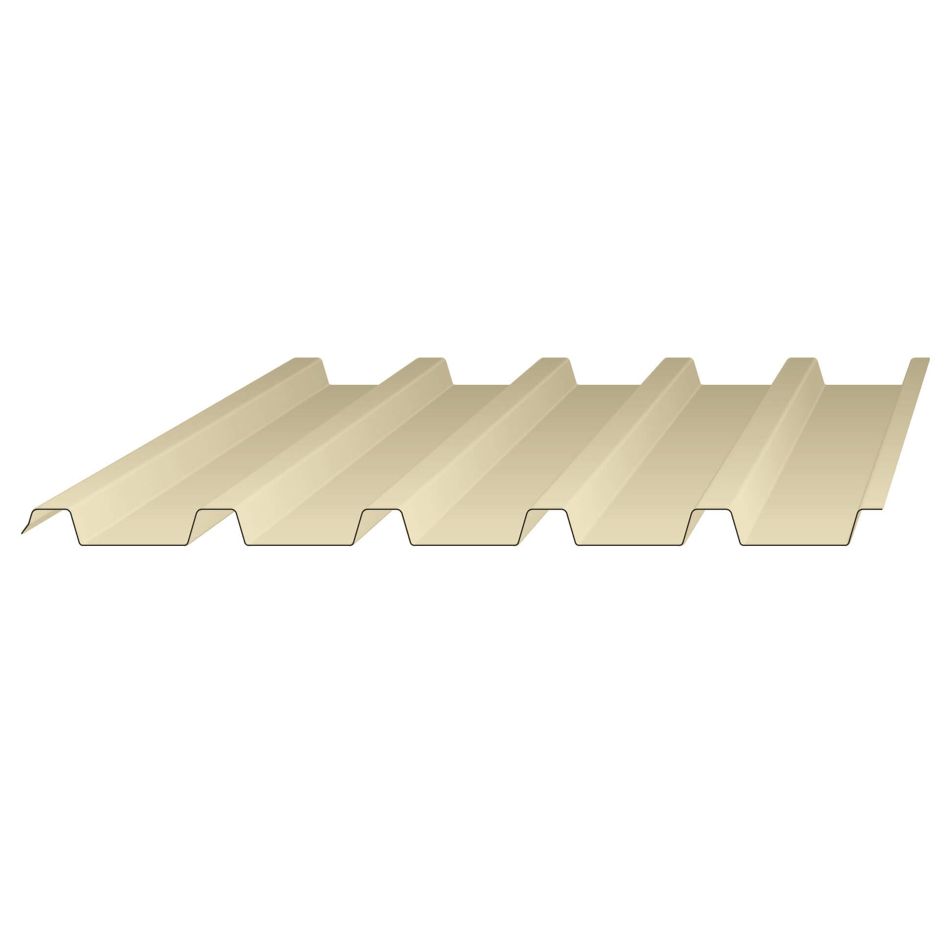 40-183 Trapezblech, Dach in RAL1015