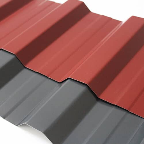 Trapezprofil in RAL7016 und 8012