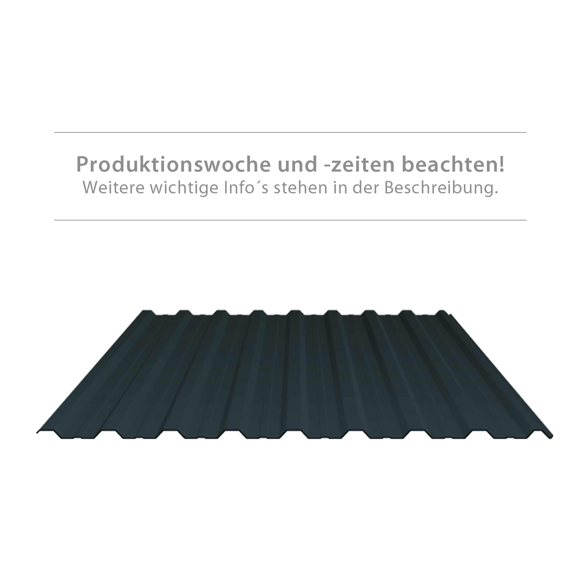 Trapezblech 18/137, Anthrazitgrau