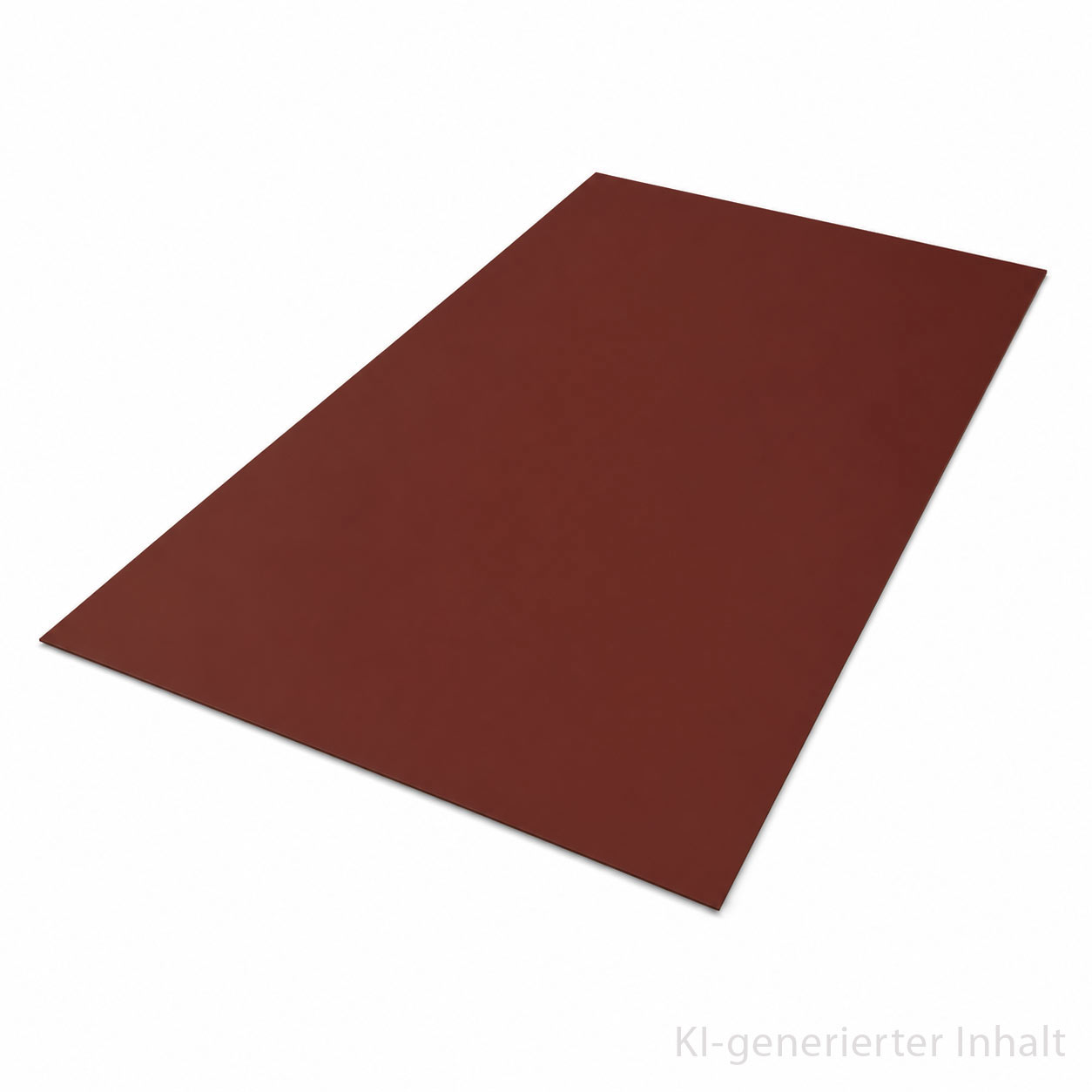 Flachblech in RAL 8012, Rotbraun (KI-generierter Inhalt)