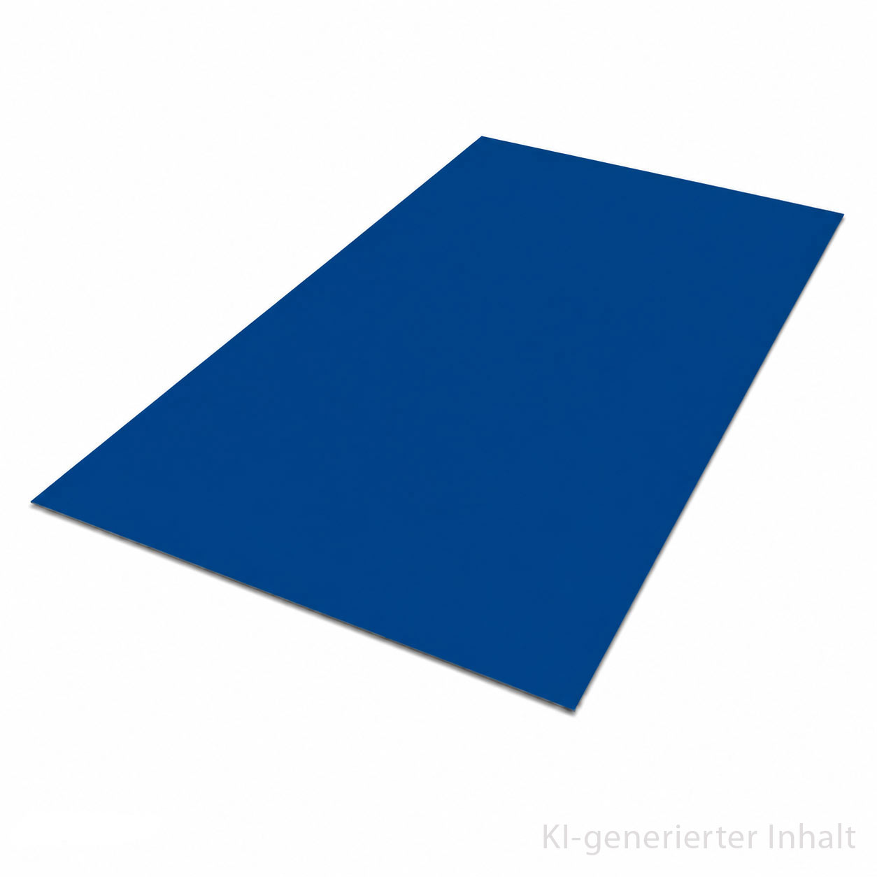 Flachblech in RAL 5010, Enzianblau (KI-generierter Inhalt)