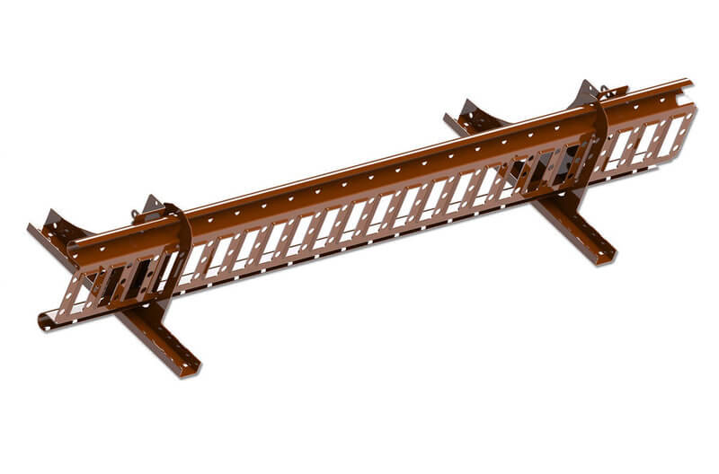 Schneefang Gitter in RAL8004