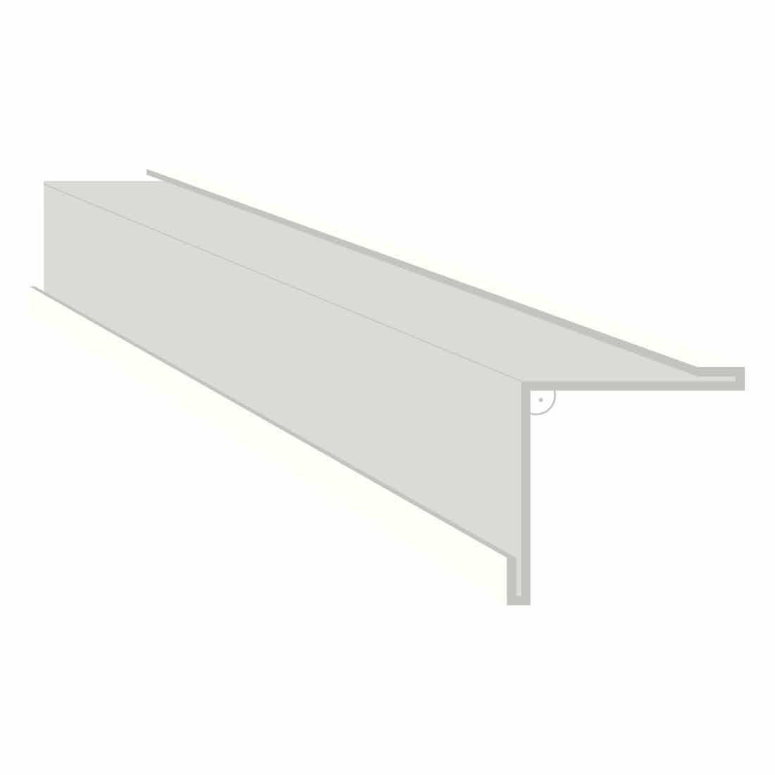 Inneneckwinkel, RAL9010, untere Seite