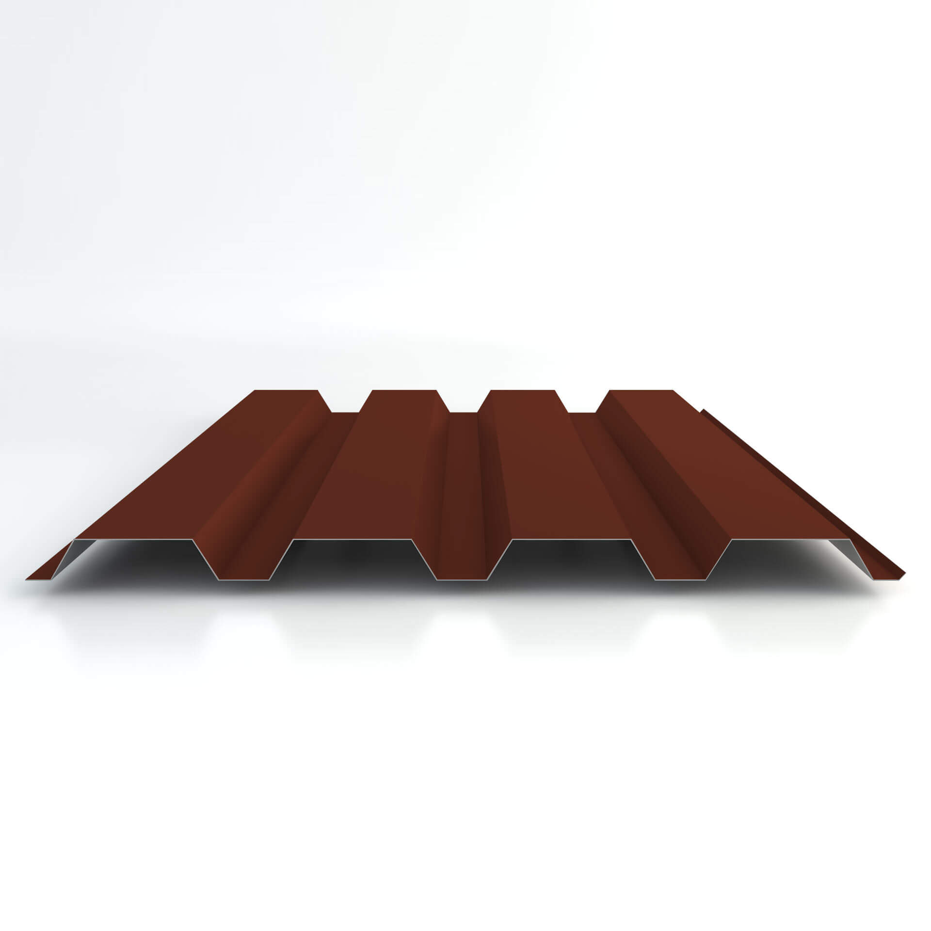 Trapezblech 50/250, Wand, RAL8012