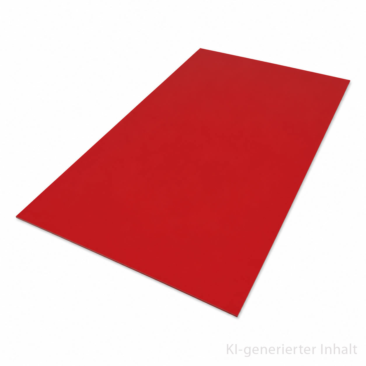 Flachblech in RAL 3000, Feuerrot (KI-generierter Inhalt)