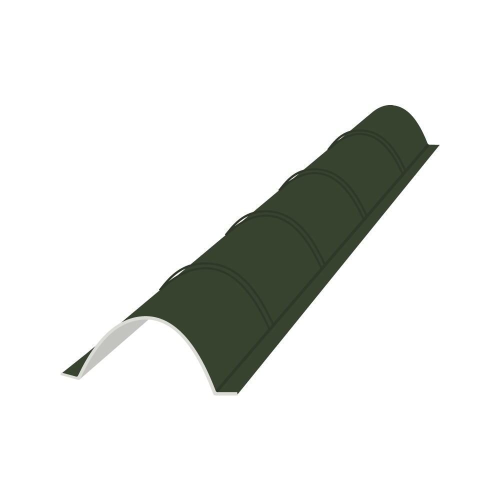 Rundfirst, RAL 6020